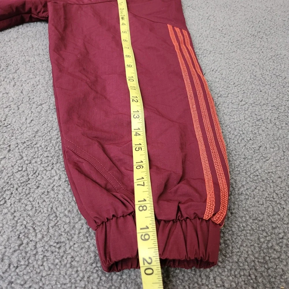 Unisex Size M Adidas Venice Windbreaker Jacket Mesh-Lined Full Zip Maroon JX6182